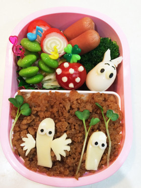 ムーミン ニョロニョロ キャラ弁 遠足